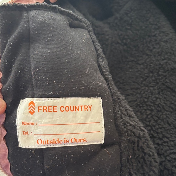 Free Country Black and Pink Kids Jacket - Picture 5 of 7